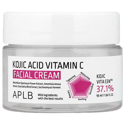 APLB, Kojic Acid Vitamin C Facial Cream , 1.86 fl oz (55 ml)