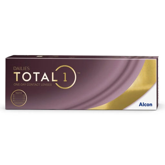 Alcon Dailies Total1 One Day Clear Contact Lenses, Base Curve 8.5, Power -4.75, Pack of 30's