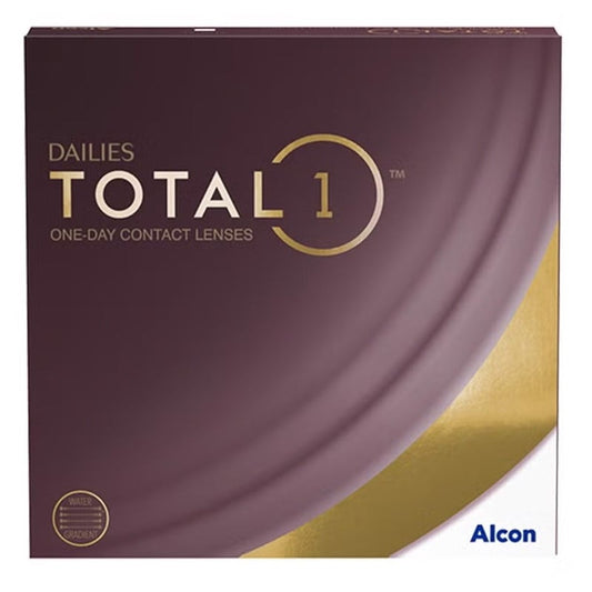 Alcon Dailies Total1 One Day Clear Contact Lenses, Base Curve 8.5, Power -5.75, Pack of 90's