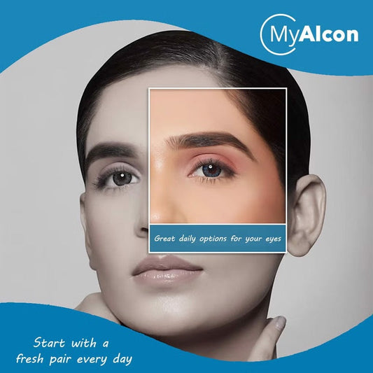 Alcon Dailies Total1 One Day Clear Contact Lenses, Base Curve 8.5, Power -5.75, Pack of 90's Alcon