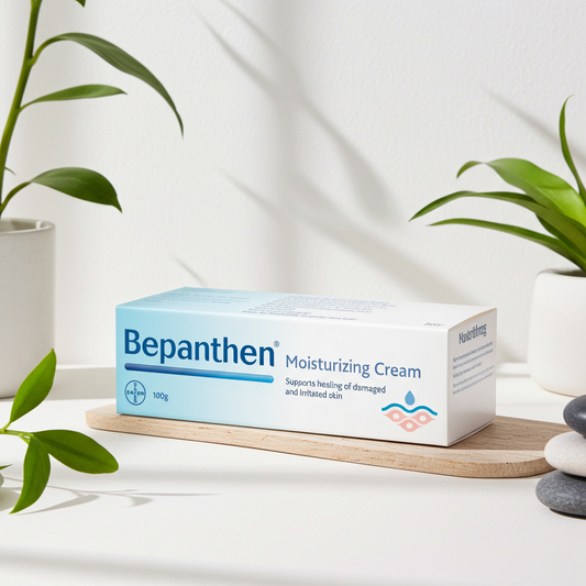 Bepanthen Moisturizing Cream For Dry, Damaged & Irritated Skin 100 g
