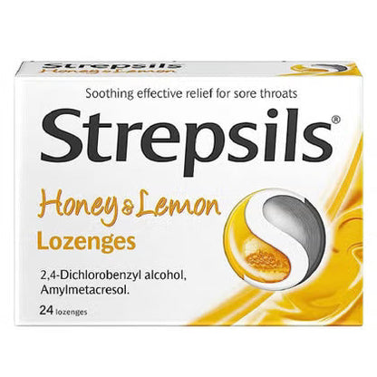 Strepsils Honey & Lemon Lozenges 24's Strepsils