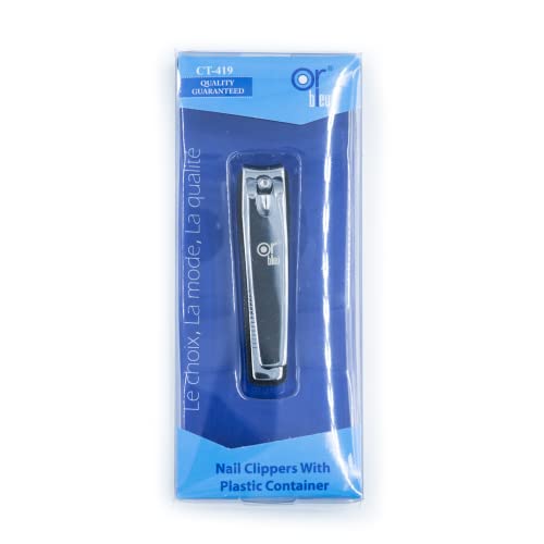 Or Bleu Nail Clippers with Plastic Container CT-419