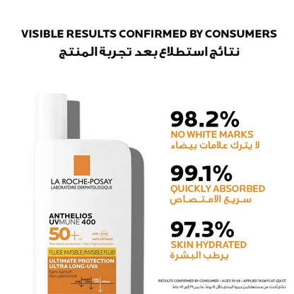 La Roche-Posay Anthelios UVMune 400 Invisible SPF50+ Sunscreen 50ml La Roche-Posay