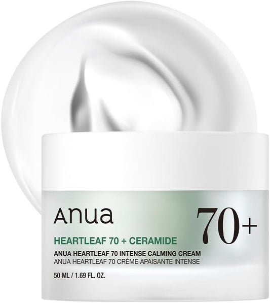Anua Heartleaf 70% Intense Calming Facial Cream For Dry & Sensitive Skin - 50ml Anua