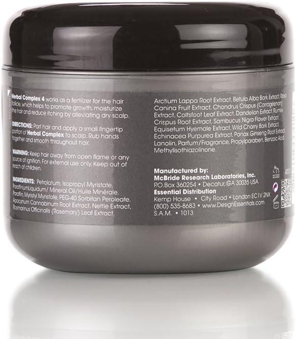 Design Essentials Herbal Complex 4 Hair & Scalp Treatment - 4 Oz Design