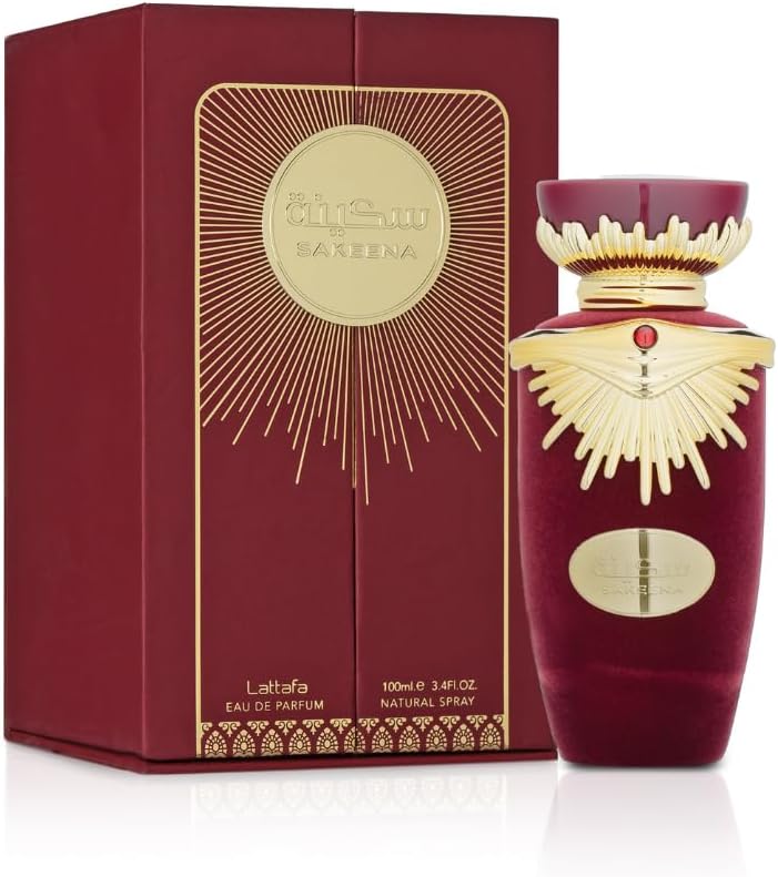 Lattafa Sakeena Eau De Parfum Spray 3.4 Ounce (Unisex) - 100ml Lattafa