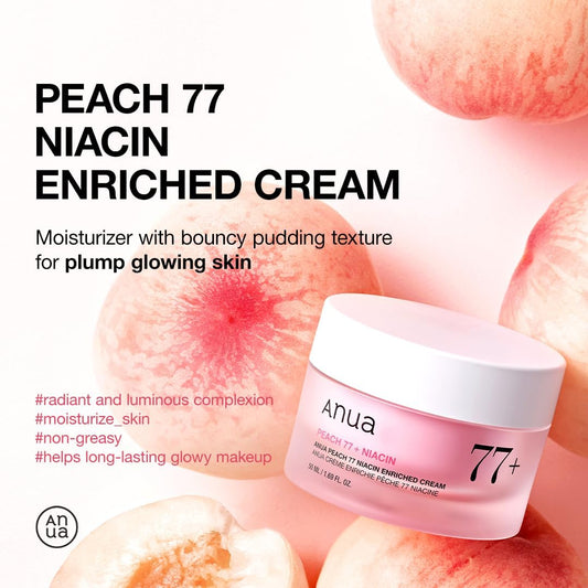 Anua Peach 77% Niacinamide Enriched Moisturizing Cream - 50ml Anua