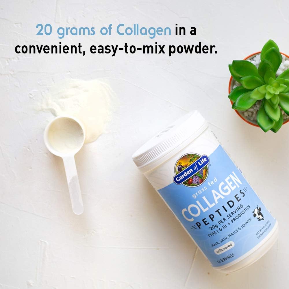 Garden of Life Grass Fed Collagen Peptides Powder - 280g Garden of Life