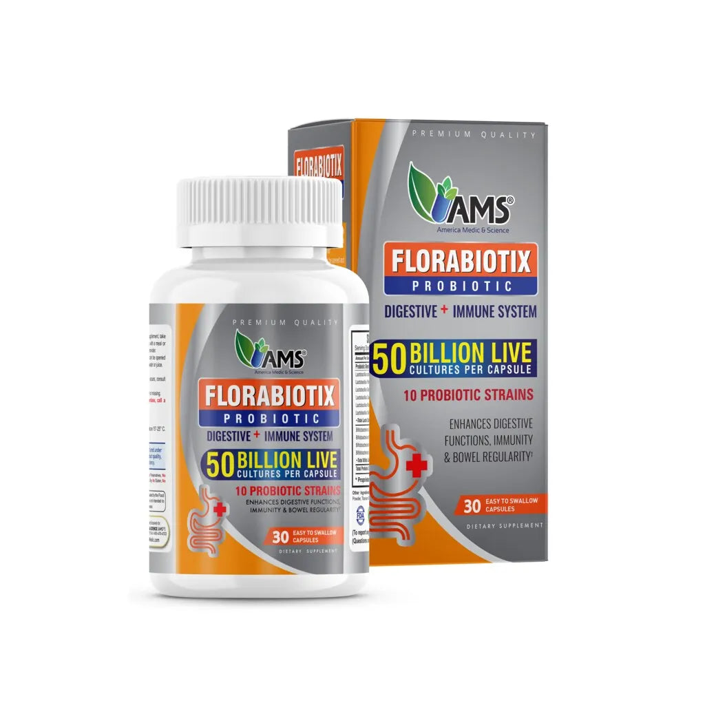 AMS AMS Florabiotix Probiotic 50 Billion - 30 capsules - Image 1