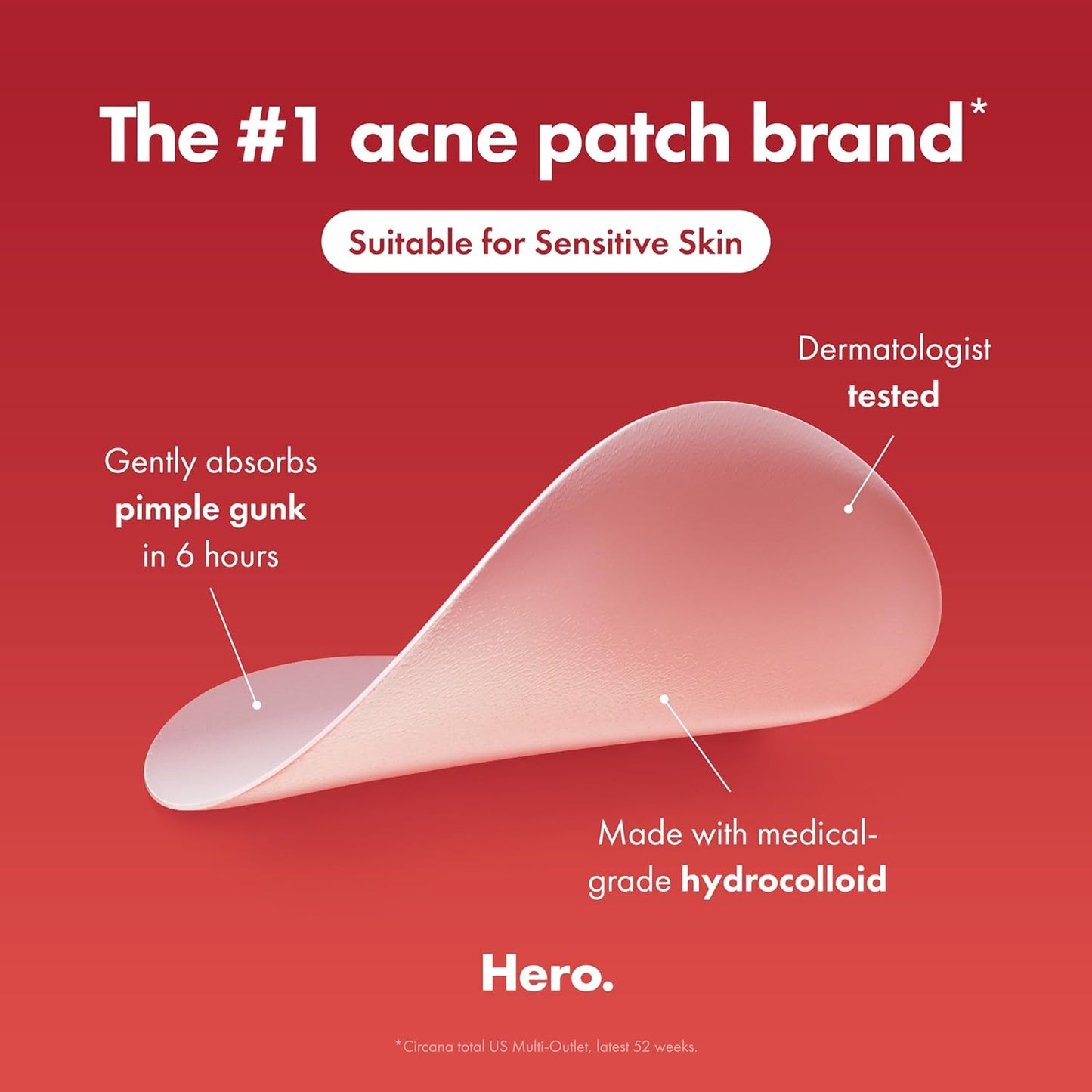 Mighty Patch Original – Hydrocolloid Acne Patches (36ct)