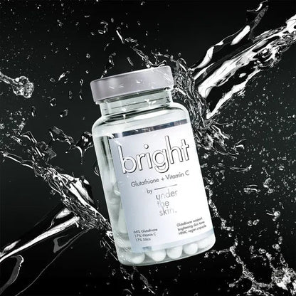 Under the Skin Bright Glutathione + Vitamin C Capsules, Pack of 60's bright