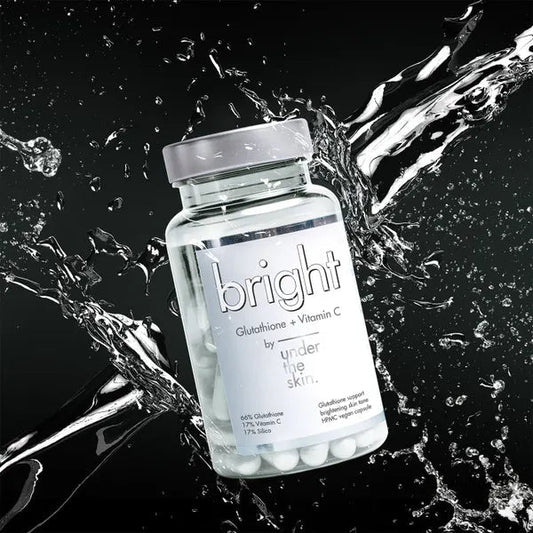Under the Skin Bright Glutathione + Vitamin C Capsules, Pack of 60's bright