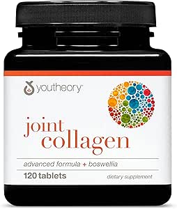 Youtheory Joint Collagen Advanced Joint Support & Health -  120 Tablets