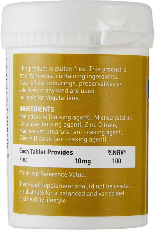VALUPAK Zinc 10mg Tablet 60's Valupak