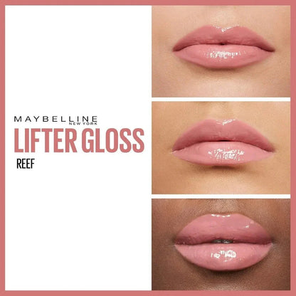Maybelline New York Lifter Gloss, Lip Gloss With Hyaluronic Acid, 006 Reef Maybelline