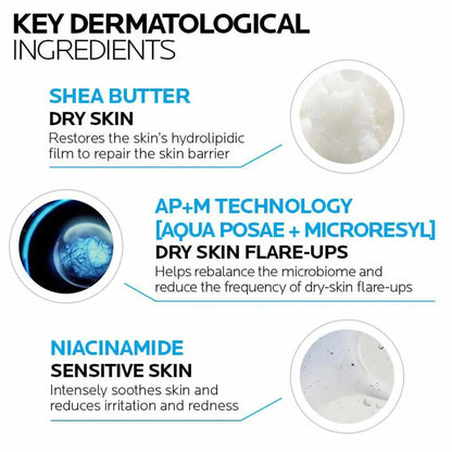La Roche Posay Lipikar Baume Ap+ M Moisturizing Body Cream for Dry and Eczema Prone Skin 200Ml La Roche-Posay