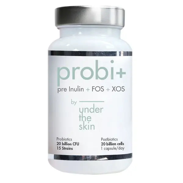 Under the Skin - Probi+ Tribiotic pre Inulin, FOS+XOS 60's Under the Skin