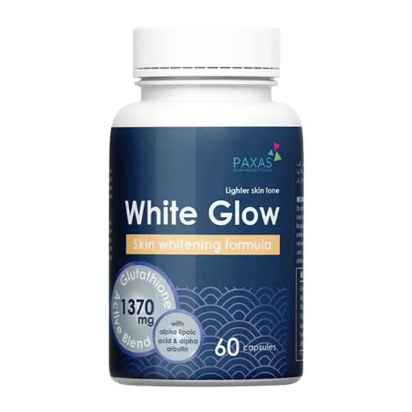 Paxas White Glow Capsules, Skin Whitening Formula, Pack of 60's Paxas