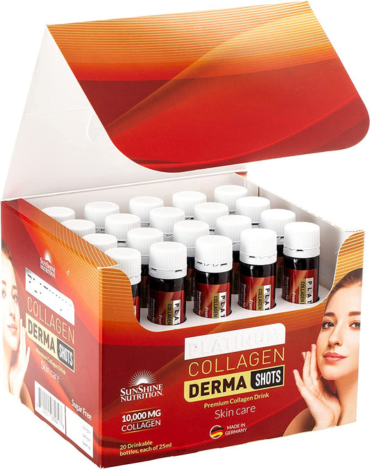 Sunshine Nutrition Platinum Collagen Derma Shots 20's x 25ml