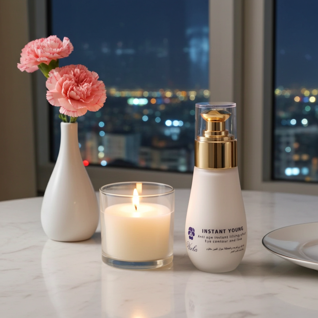 Viola Instant Young Eye & Face Anti-Aging Serum 50ml - Hyaluronic Acid & Peptides Viola Cosmomack