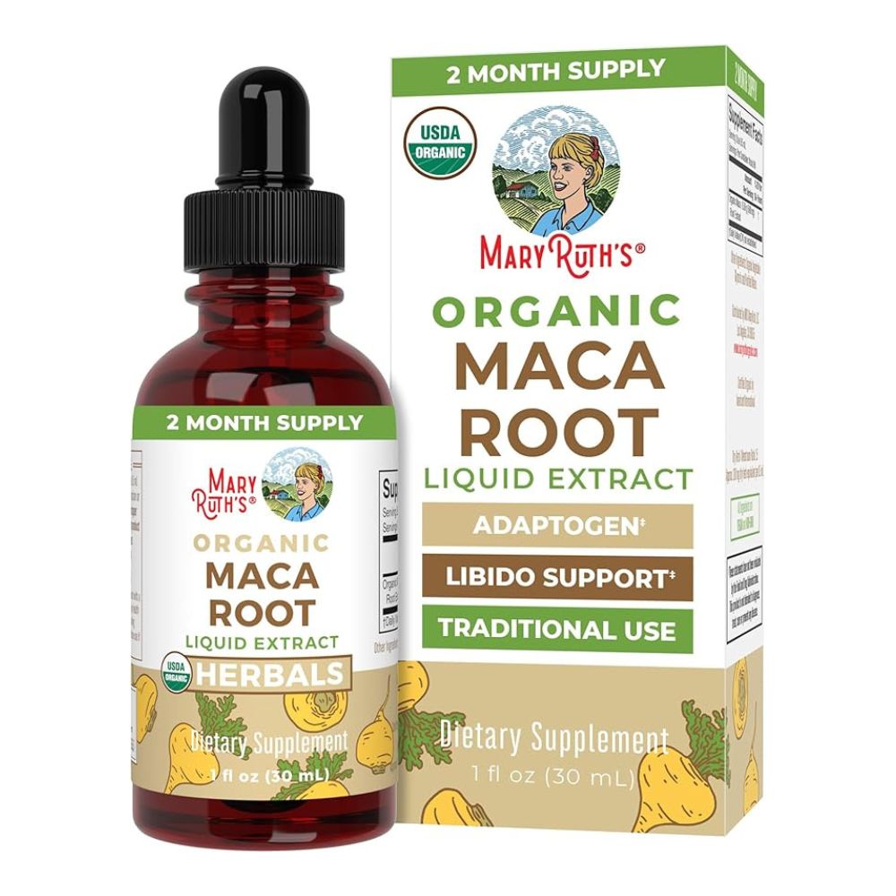 Mary Ruth's Organic Maca Root Herbal, 30 Ml, Supports Energy, Manage Stress