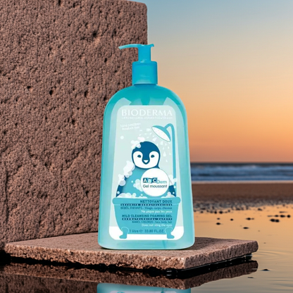 Bioderma ABCDerm Mild Cleansing Foaming Gel For Babies & Children 1 L bioderma
