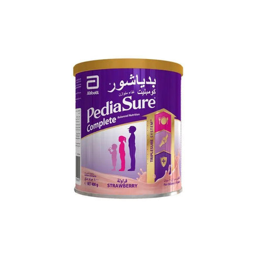 PediaSure Complete Peptrigro Growing Up Children's Milk Formula For 1 To 10 Years Strawberry Flavour 400g