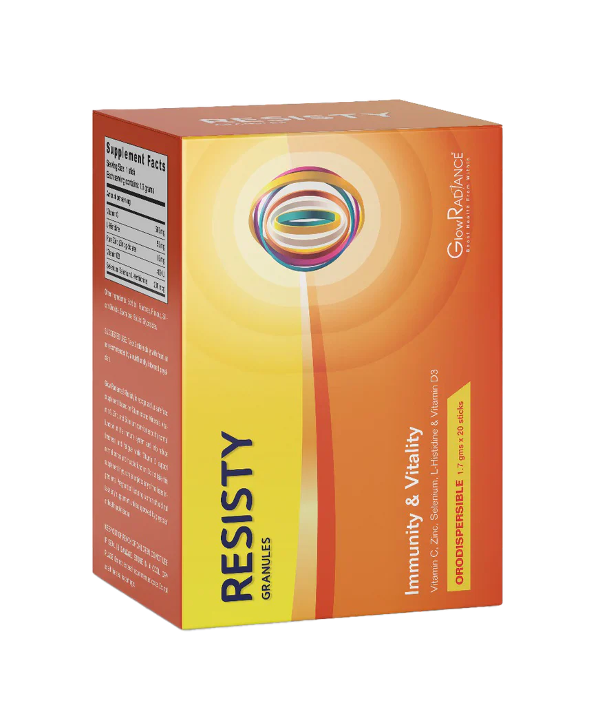 Glow Radiance Resisty Granules Oro dispersible