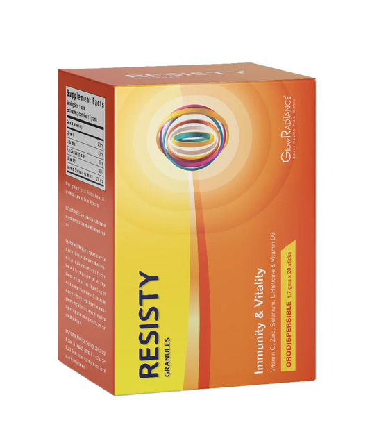 Glow Radiance Resisty Granules Oro dispersible