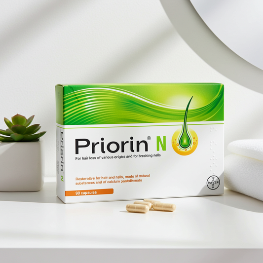 Priorin Priorin N Hair Growth Capsules – 90 Capsules (30-Day Supply) | Reduces Hair Loss - Image 1