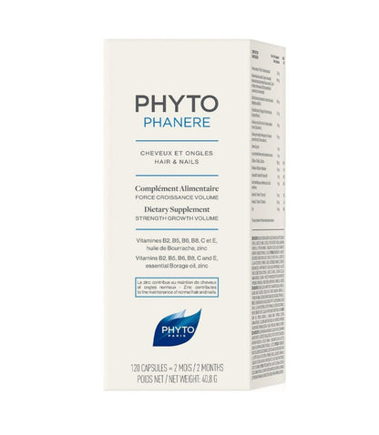 Phyto Phytophanere Hair & Nail Supplement Capsules, Pack of 120's