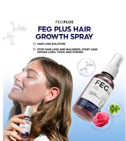 FEG Plus Hair Growth Serum with Hair Roller ( Original) FEGPLUS