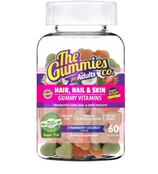The Gummies Co. Hair, Nails & Skin Gummy Adults 60's