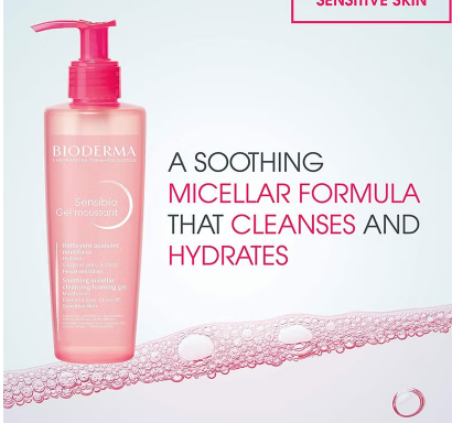 Bioderma Sensibio Soothing Micellar Cleansing Foaming Gel For Sensitive Skin 200 mL