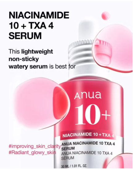 Anua Niacinamide 10% + Txa 4% Serum - 30Ml Anua