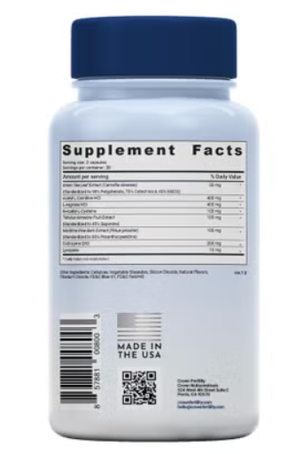 Crown Fertility Ultra His Fertility Support Capsules 60's Crown Fertility