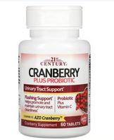 21St Century Cranberry Plus Probiotic Tablets for Urinary