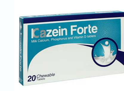 Kazein Forte Milk Calcium Chewable Tablets 20's kazein forte
