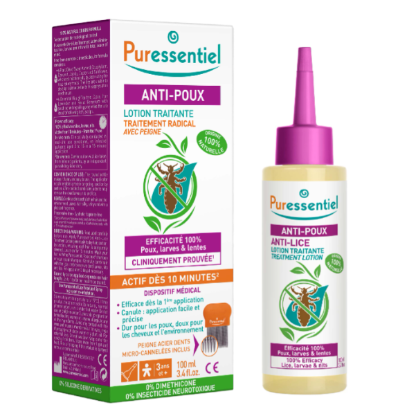 Puressentiel Anti-Lice Lotion + Comb 100ml puressentiel