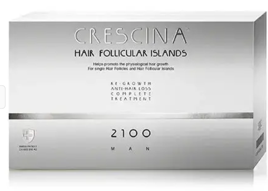 Crescina Crescina HFSC Transdermic 2100 – Maximum Strength Hair Regrowth Vials for Men (20 Vials) - Image 3