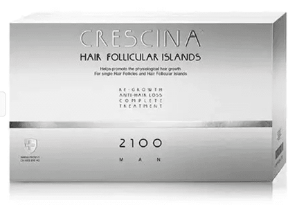 Crescina HFSC Transdermic 2100 Maximum Strength Hair Support Vials for Men (20 Vials)