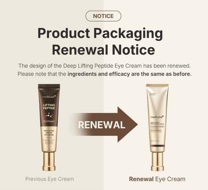 Medicube Deep Lifting Peptide Eye Cream 30ml – Firming &