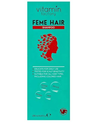 Vitamin Factory Feme Hair Strengthening Shampoo 200ml