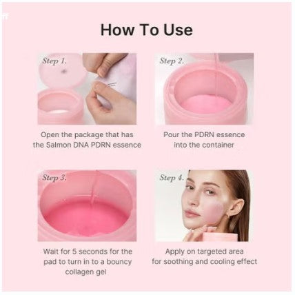 Medicube PDRN Pink Collagen Toning Gel Toner Pads 120ml – Pack of 70