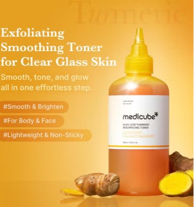 Medicube Kojic Acid Turmeric Resurfacing Toner 250ml