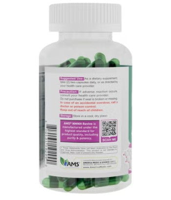 AMS NMNH Revive NAD+ Precursor Capsules 60 Caps
