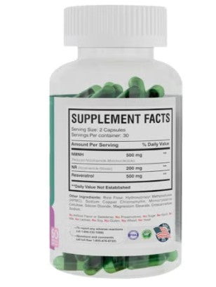 AMS NMNH Revive NAD+ Precursor Capsules 60 Caps