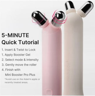 Medicube AGE-R Booster Pro Mini Plus V Roller Head - Pink