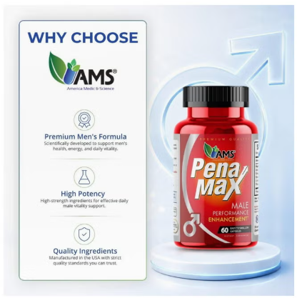 AMS Penamax Men's Supplement - 60 Capsules